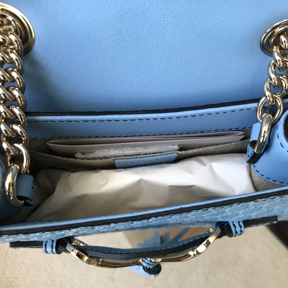 Gucci microgucissima clutch in light pastel blue - Picture 3 of 8